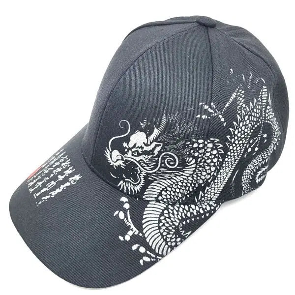 [BUNJANG] Dragon Pattern Baseball Cap Fashion Hat / 용무늬모자 야구모자 패션모자 남성모자 무료배송