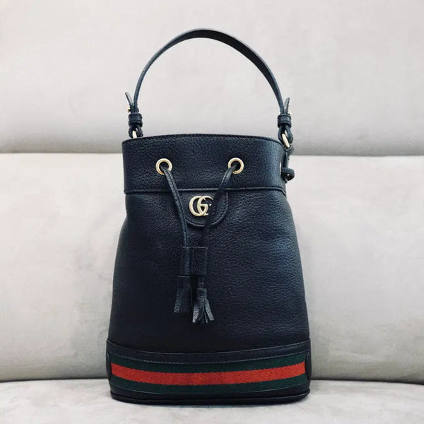 [BUNJANG] Gucci Ophidia Leather Bucket Bag Small 610846 / 구찌 오피디아 레더 버킷백 스몰 610846