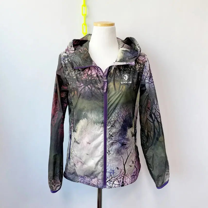 [BUNJANG] Blackyak Women's Hooded Windbreaker Zip-Up 90 / 블랙야크 여성 후드 바람막이집업 90