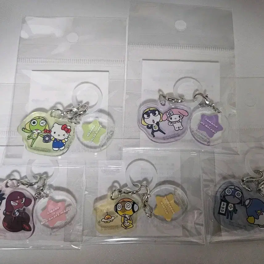 [BUNJANG] Sanrio x Keroro Collaboration Character Keyring / 산리오 케로로 콜라보 키링