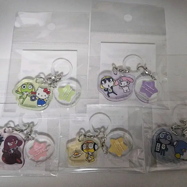 [BUNJANG] Sanrio x Keroro Collaboration Character Keyring / 산리오 케로로 콜라보 키링