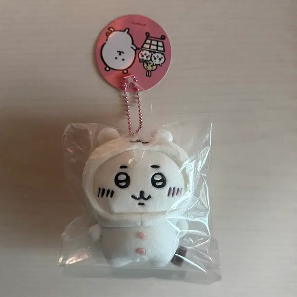 [BUNJANG] Chiikawa "Nongdamgom" Outfit Mascot Plush (Sealed) / [미개봉]농담곰 옷을 입은 치이카와 마스코트 인형