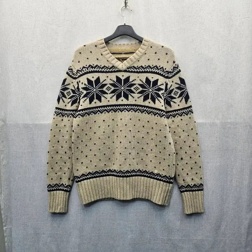 [BUNJANG] Who.A.U Beige Knit Sweater / 후아유 스웨터 베이지 니트 (399