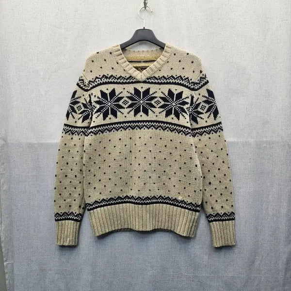 [BUNJANG] Who.A.U Beige Knit Sweater / 후아유 스웨터 베이지 니트 (399