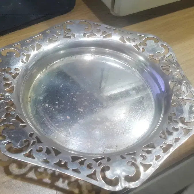 [BUNJANG] W.M Rogers Silver-Plated Small Tray 1900s / 1900 캐나다 W.M Rogers 은도금 소형 쟁반