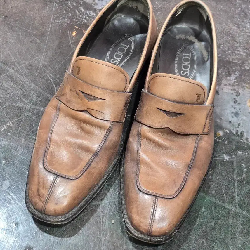 [BUNJANG] Tod's Men's Loafers Brown Size 9.5 / 토즈 남성 로퍼 브라운 9.5사이즈