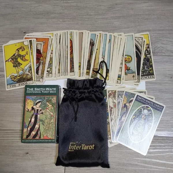 [BUNJANG] Smith-Waite Centennial Tarot Deck with Tarot Pouch / 스미스 웨이트 센테니얼 타로덱 + 타로주머니 판매합니다