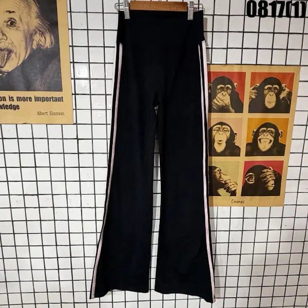 [BUNJANG] Xexymix Black Leggings with Pink Side Stripe (M) / 젝시믹스 바지 M 0817