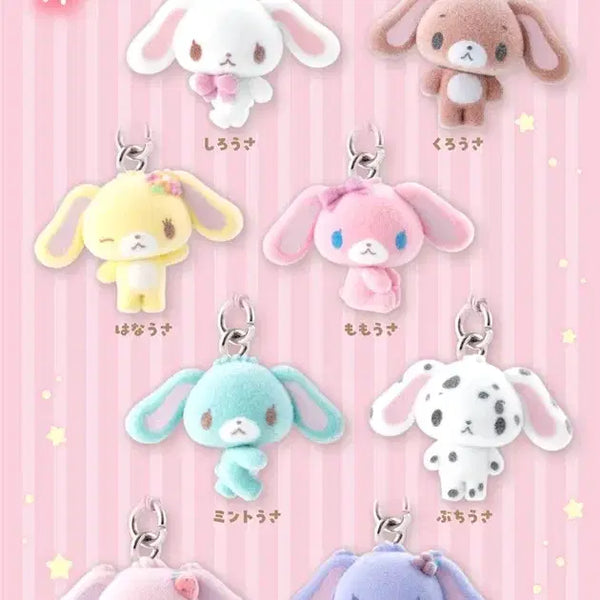 [BUNJANG] Sugar Bunnies Fuwafuwa Mejirushi Gacha Full Set / 현물) 슈가바니즈 후와후와 메지루시 가챠 풀세트