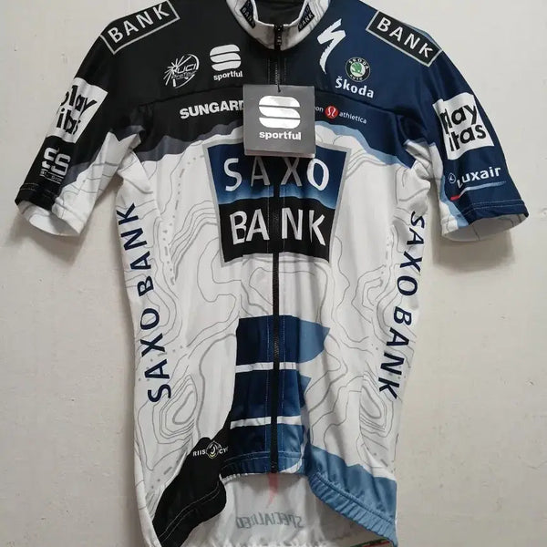 [BUNJANG] Sportful Saxo Bank Cycling Jersey (Size L/100) / (새상품)스포츠풀 Sportful 남성 삭소뱅크 사이클링 자전거져지 사이즈 L 100