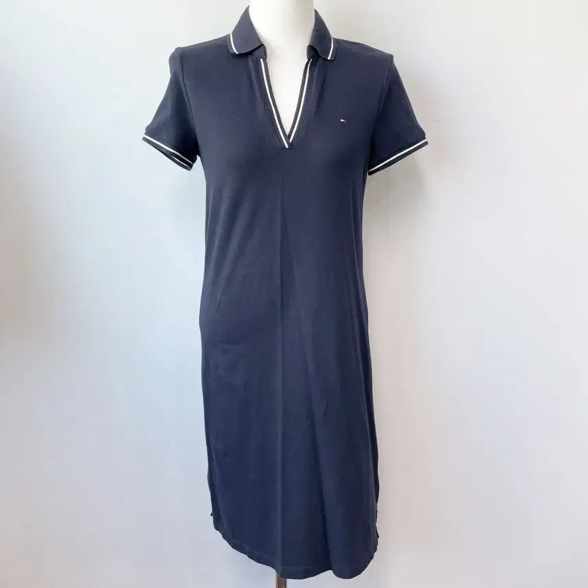 [BUNJANG] Tommy Hilfiger Women's Caravan Short Sleeve Dress XS / 타미힐피거 여성 카라반팔원피스 XS