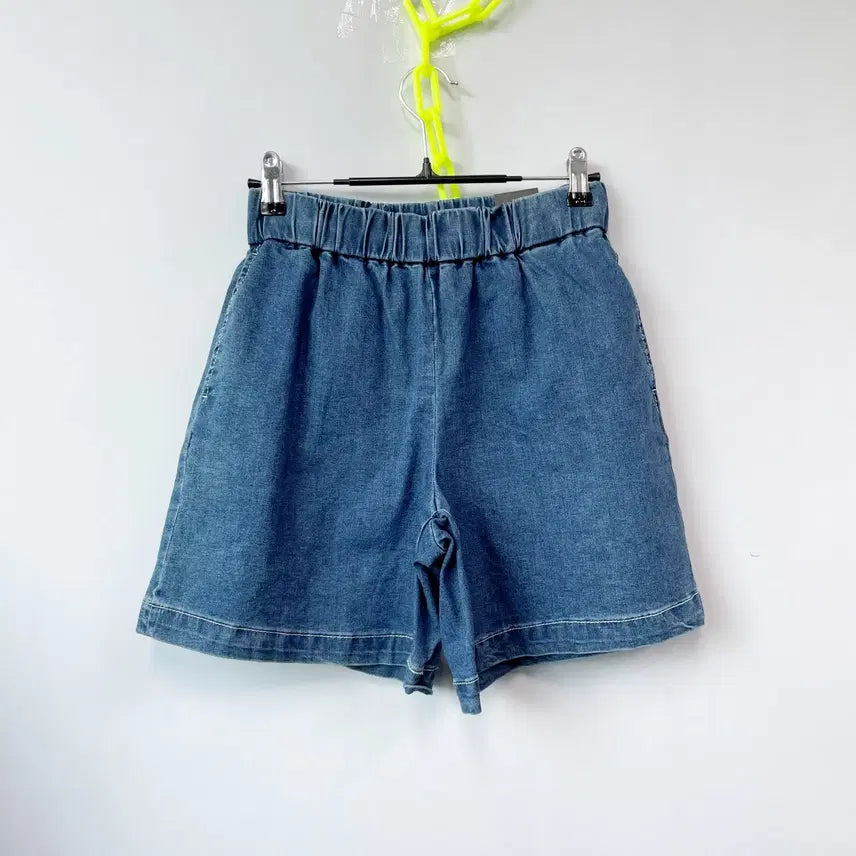 [BUNJANG] Hang Ten Banding Denim Shorts Size S / 행텐 택새상품 밴딩 데님반바지 S