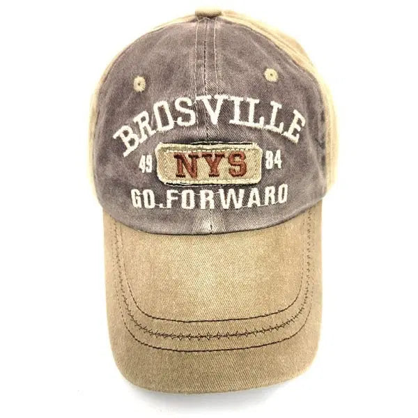 [BUNJANG] Brosville NYS Embroidered Snapback Baseball Cap / 패션모자 남성모자 모자 야구모자 무료배송
