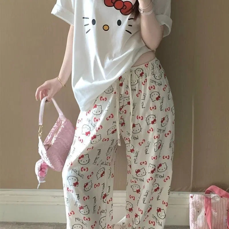 [BUNJANG] Hello Kitty Pajama Pants / 헬로키티 잠옷 바지