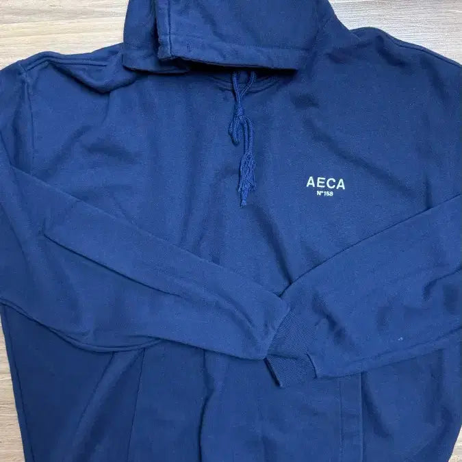 [BUNJANG] Aeca White Navy Hoodie XL / 에이카화이트(aeca) 네이비 후드티 판매합니다