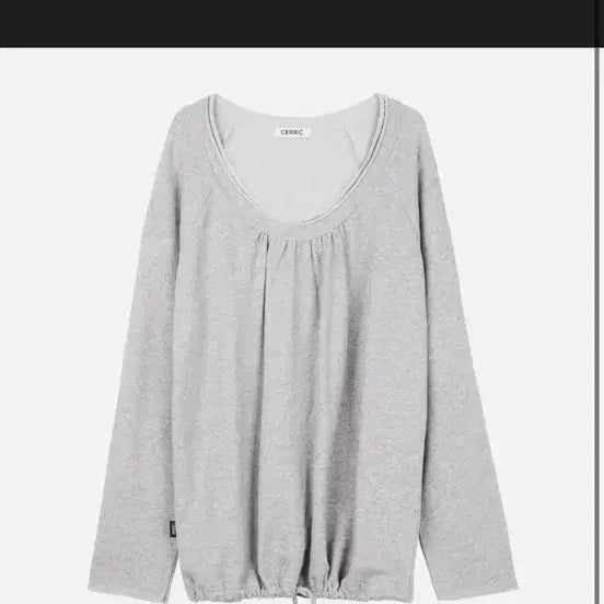 [BUNJANG] Cerric Round Hem String Top / 세릭 라운드 햄 스트링 탑 cerric