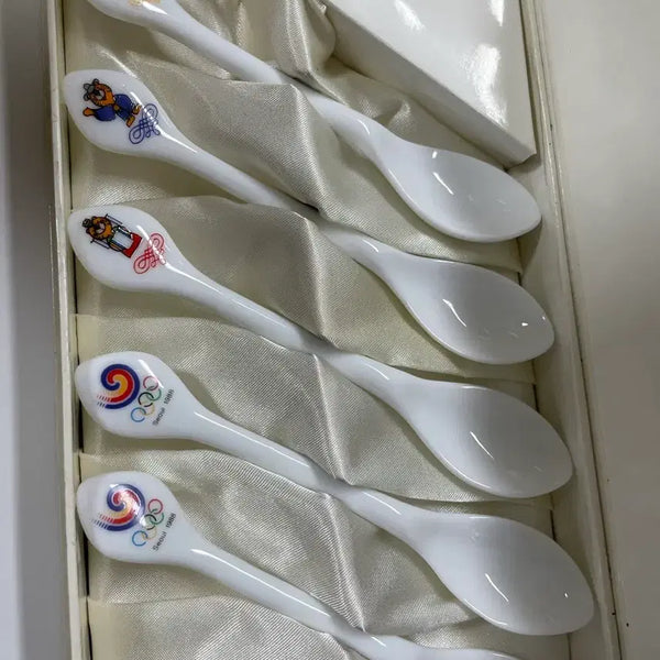 [BUNJANG] Seoul Olympics Hodori Spoon Set / 서울 올림픽 기념 호돌이 수저 스푼