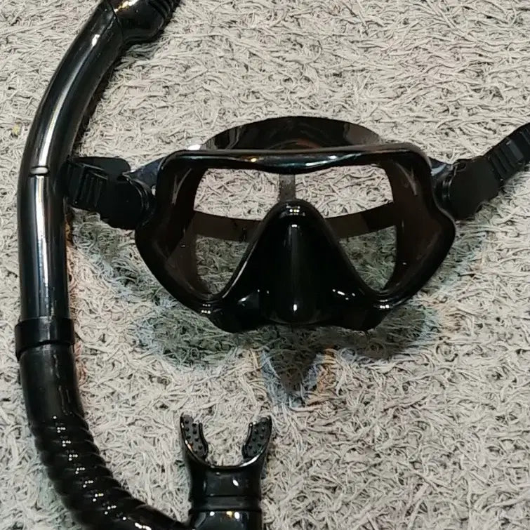 [BUNJANG] Black Snorkel Set / 블랙 스노클 세트