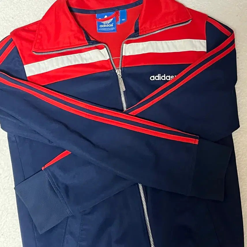 [BUNJANG] Adidas Europa Rare Track Top Jersey Navy Red White / 처분)아디다스 유로파 희귀 져지 트랙탑 네이비 레드 화이트