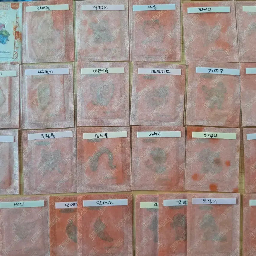 [BUNJANG] Pokemon Artwork Seals Bundle Set (Sealed) / 아트워크씰 미개봉 일괄판매