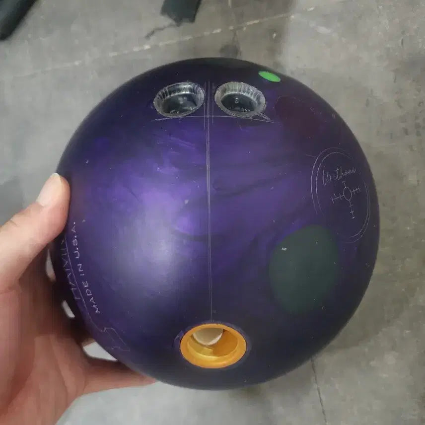 [BUNJANG] Original Hammer Purple 15P Bowling Ball / 오리지널 햄머퍼플 15p 공인구