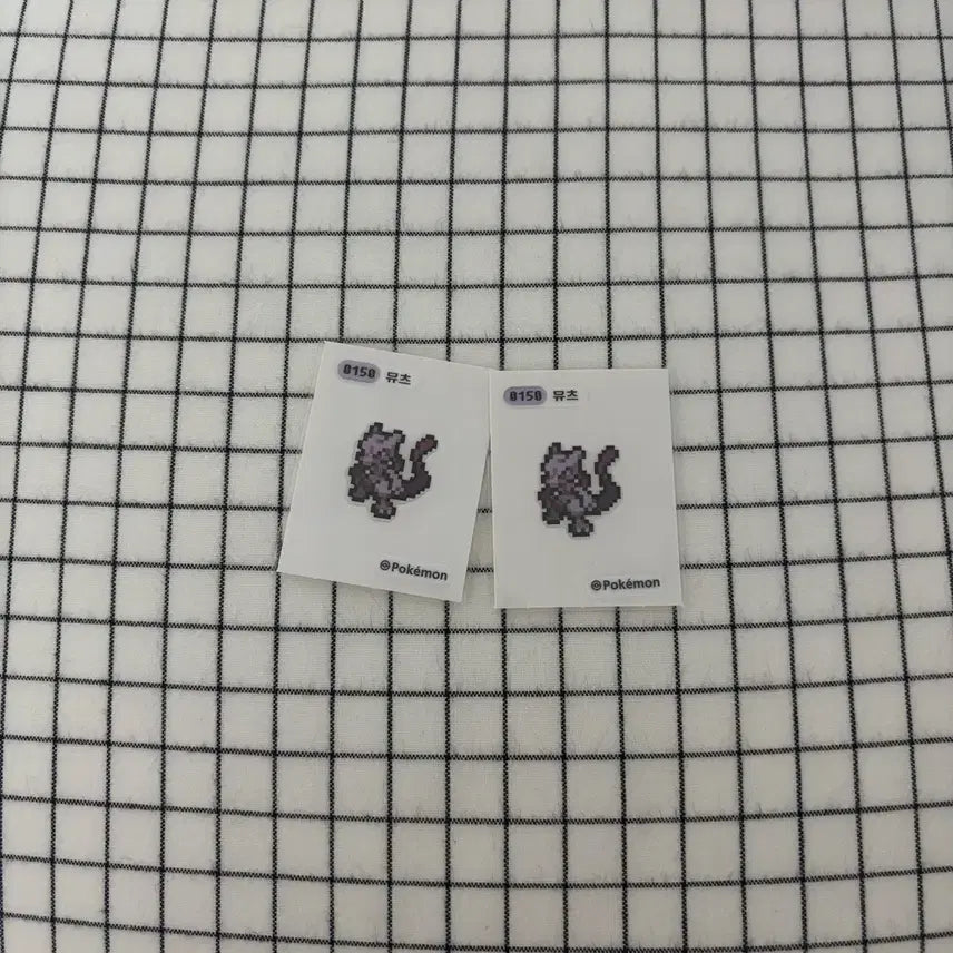 [BUNJANG] Pokemon Pixel Sticker Mewtwo / 포켓몬 픽셀 띠부씰 뮤츠