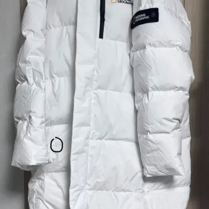 [BUNJANG] National Geographic Long Padded Parka / 내셔널지오그래픽 롱패딩 - 화이트(남녀공용)