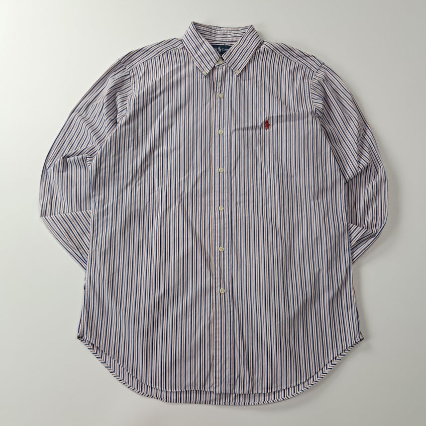 [BUNJANG] Polo Ralph Lauren Classic Fit 00s Multi-Stripe Oxford Shirt XL / CA635 L 폴로 클래식핏 00s 멀티 스트라이프 셔츠 남방