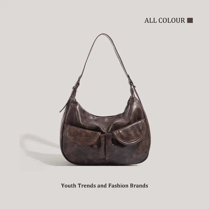 [BUNJANG] Vintage Brown Shoulder Bag / 빈티지 숄더백 브라운