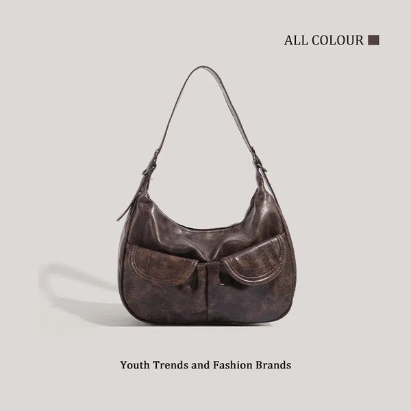 [BUNJANG] Vintage Brown Shoulder Bag / 빈티지 숄더백 브라운