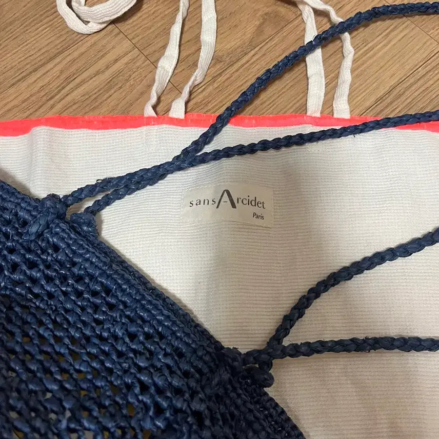 [BUNJANG] Mine Raphia Shoulder Bag / 한섬 마인.라피아 숄더백