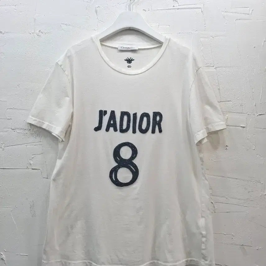 [BUNJANG] Dior J'ADIOR 8 Short Sleeve T-Shirt White / J'ADIOR 8 반팔 티셔츠 화이트