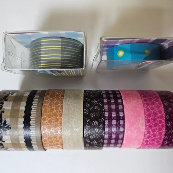 [BUNJANG] Mark's Floral Masking Tape Set / Mark's 체크, 잔꽃무늬 막스 마스킹테이프 외 set 4