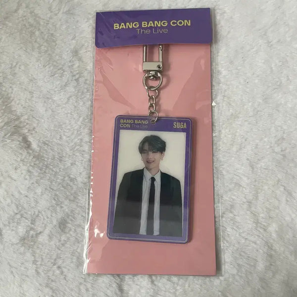 [BUNJANG] BTS Bangbangcon Suga Lenticular Keychain Mini Photocard / 방탄 방방콘 슈가 렌티큘러 키링 양도 Md 엠디 굿즈 콘서트 윤기 민윤기 미니포카