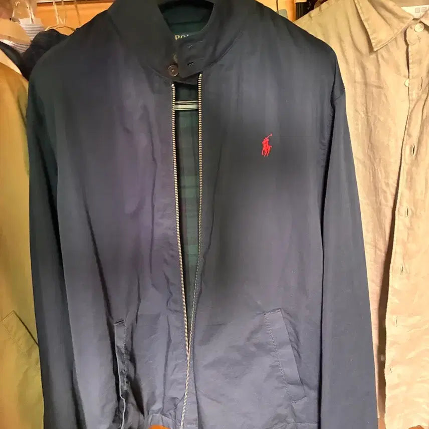 [BUNJANG] Polo Ralph Lauren Twill Barracuda Jacket Navy M / 폴로랄프로렌 트윌자켓 바라쿠다 m 네이비