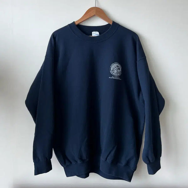 [BUNJANG] Gildan USA Vintage Sweatshirt Navy XL / 길단 USA 빈티지 스웻셔츠 네이비 XL