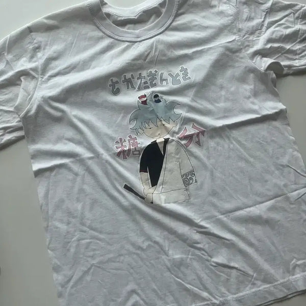 [BUNJANG] Gintama Gintoki Character T-Shirt / 긴토키 은혼 티셔츠