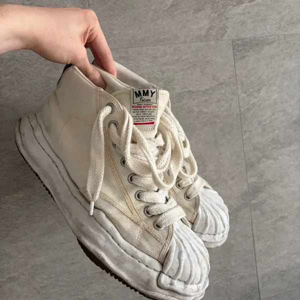 [BUNJANG] Mihara Yasuhiro Blakey OG High Top Sneakers (Size 44) / 44사이즈 미하라야스히로 블레이키 OG 하이