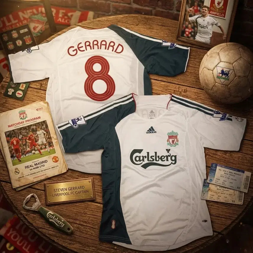 [BUNJANG] Liverpool Steven Gerrard 2006/2007 Third Short-Sleeve Jersey (Europe L) / EPL 06/07 리버풀 스티븐 제라드 서드 반팔 유니폼 팝니다