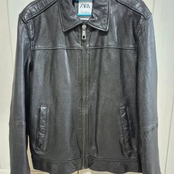 [BUNJANG] Zara Black Leather Jacket / 자라 가죽 자켓 블랙