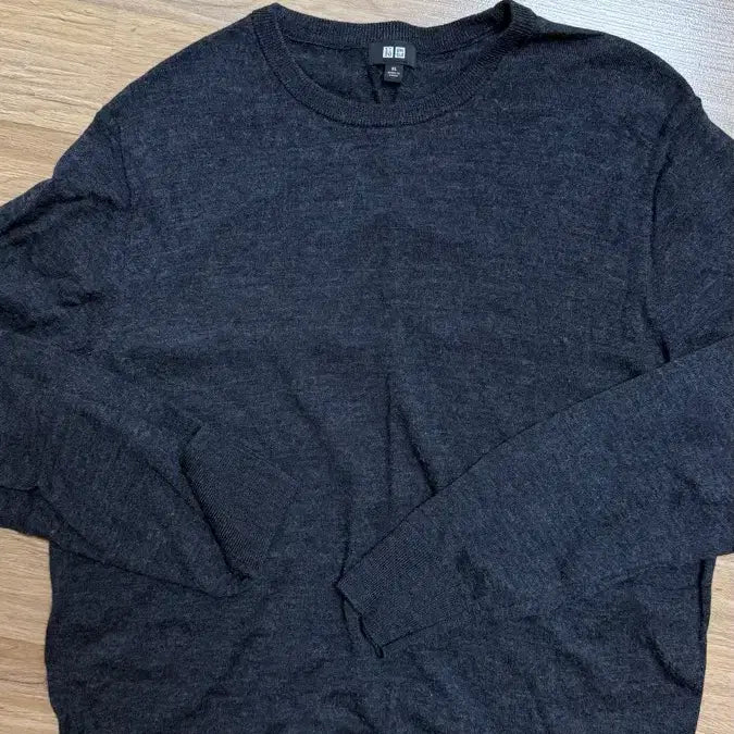 [BUNJANG] Uniqlo Cashmere Knit Sweater (Grey, L) / 유니클로 캐시미어 니트 그레이 판매합니다