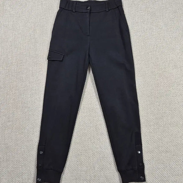 [BUNJANG] WAAC Black Cargo Jogger Pants / 왁 블랙 카고 조거 팬츠