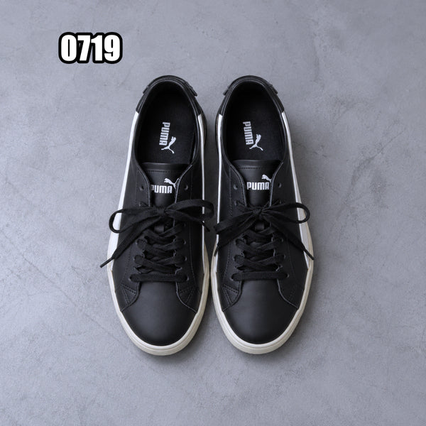 [BUNJANG] Puma Baederun Clean Black White Sneakers / 245) 푸마 베이더런 클린 블랙 화이트