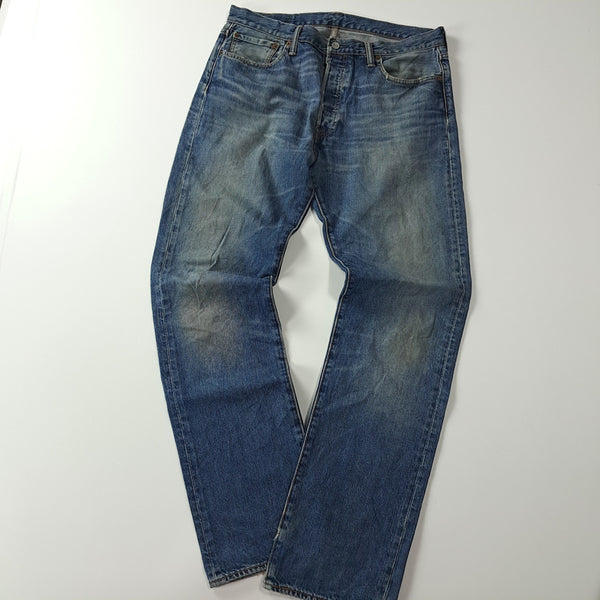 [BUNJANG] Levi's 501 Standard Straight Denim Pants (W34 L34, Indigo Blue, 2010s Poland Made) / CA651 34 리바이스 501 스탠다드 스트레이트 데님 팬츠 바지