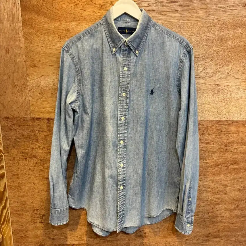 [BUNJANG] Polo Ralph Lauren Chambray Denim Shirt M / 폴로 랄프로렌 샴브레이 데님 셔츠 M사이즈