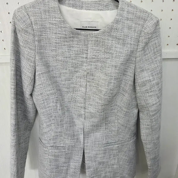 [BUNJANG] Club Monaco Tweed Jacket Size 2 / 클럽모나코 트위드 자켓 2사이즈