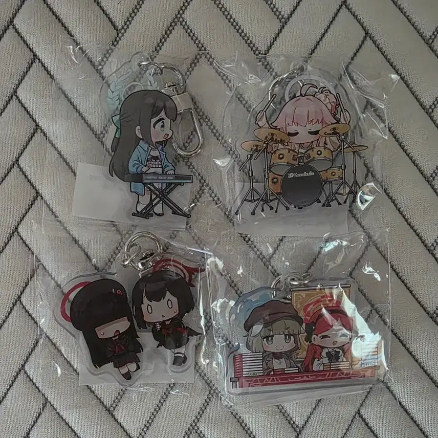 [BUNJANG] Blue Archive Memorial Cafe SD Acrylic Keychain / 카페메모리얼 SD키링 캡슐 가챠