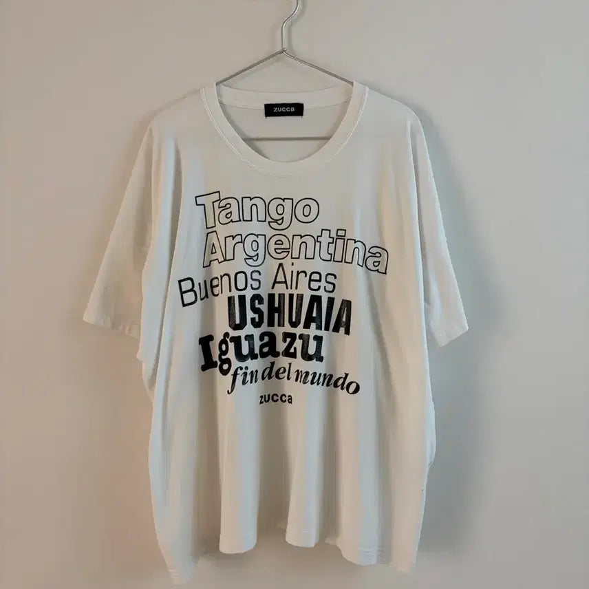 [BUNJANG] Juca Printed Short Sleeve T-Shirt / 주카 프린팅 반팔 티셔츠