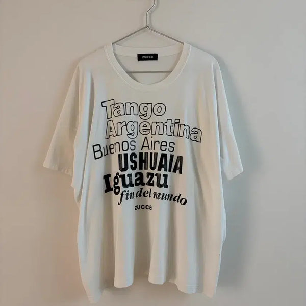 [BUNJANG] Juca Printed Short Sleeve T-Shirt / 주카 프린팅 반팔 티셔츠