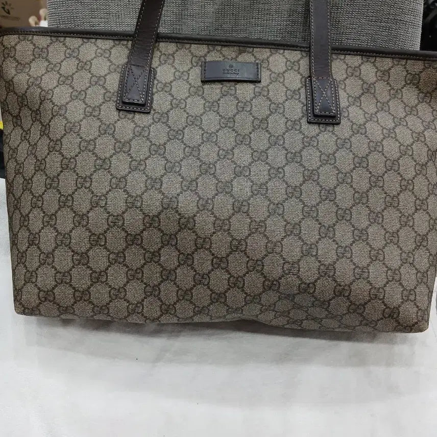 [BUNJANG] Gucci GG Logo Tote Shoulder Bag / 구찌 GG 로고 토트 숄더 백 정품